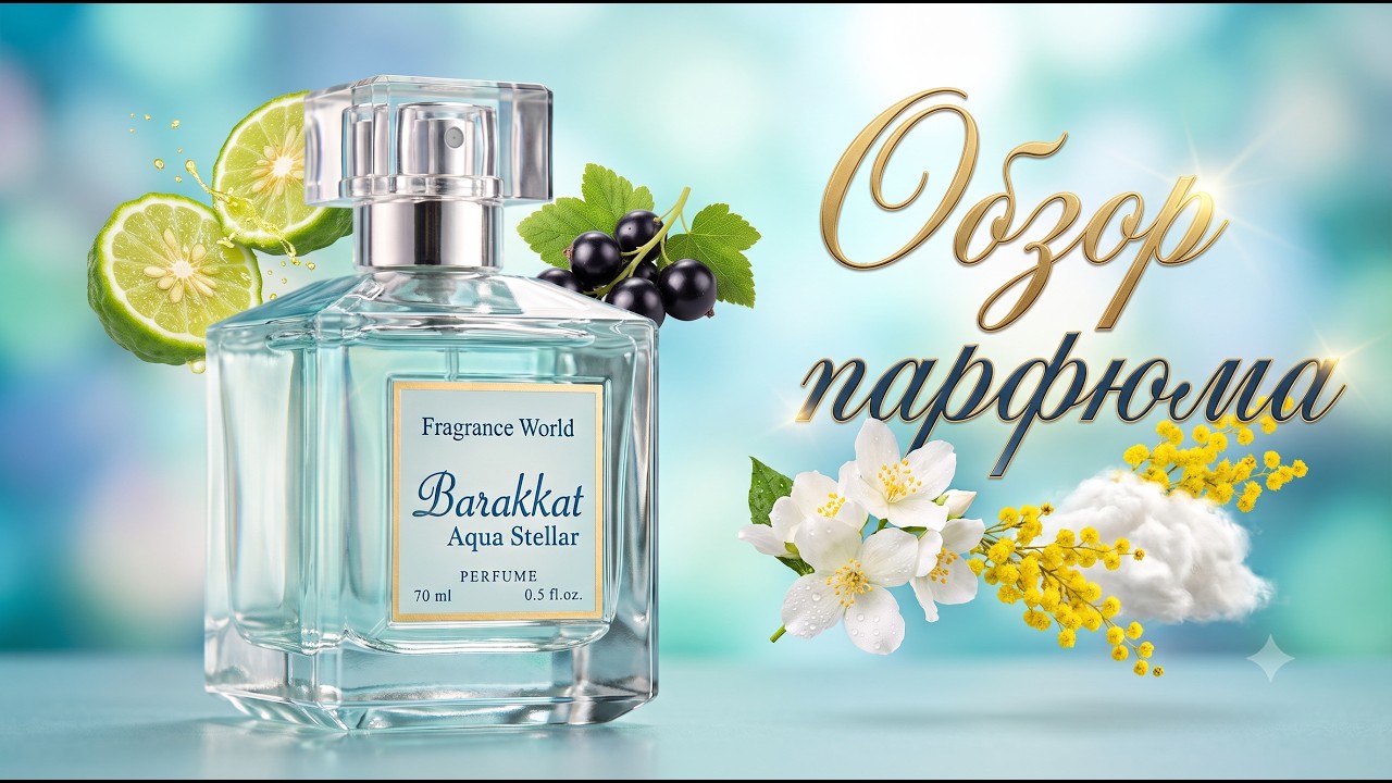 Кадр из видео: Это РЕАЛЬНО стоит своих денег? Barakkat Aqua Stellar Fragrance World